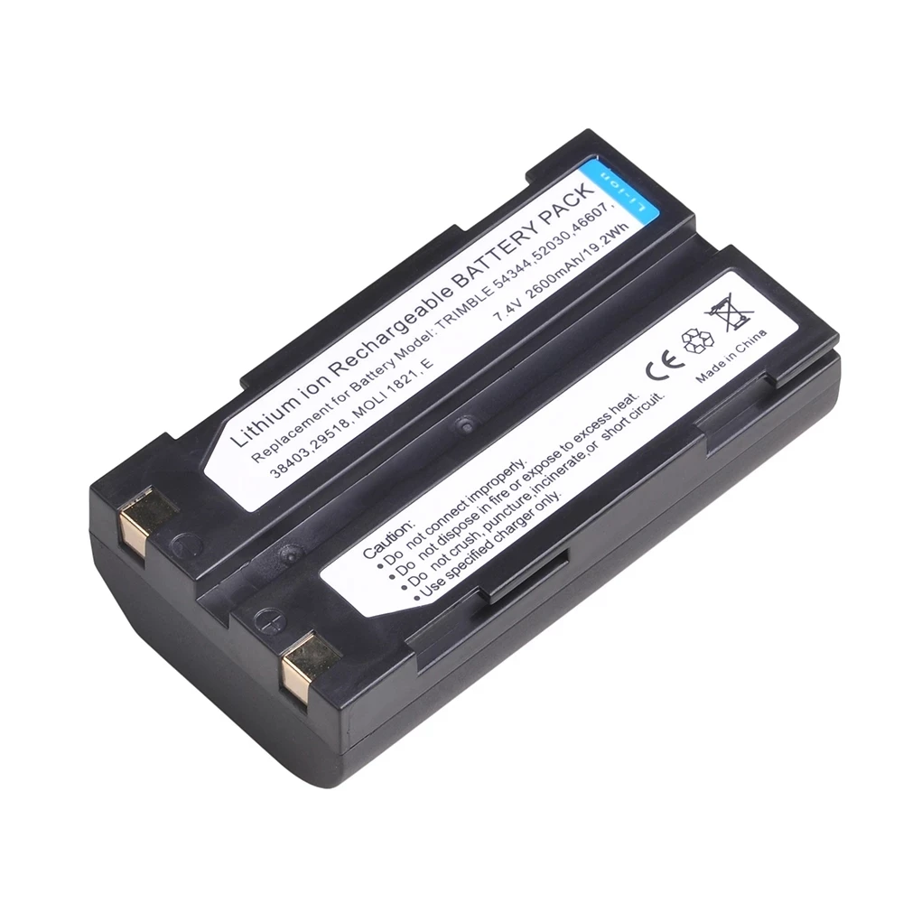 2600mAh 54344 92600 Battery for Pentax 29518 46607 52030 38403 Trimble R8 5700 5800 R6 R7 R8 GNSS MT1000 GPS Receiver Ei-D-Li1