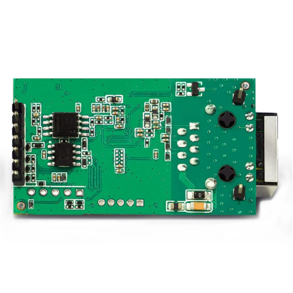 Type de broche USR-TCP232-E2 série UART TTL vers LAN Ethernet Tech 2 ports série Qualité industrielle Fréquence principale 120MHz