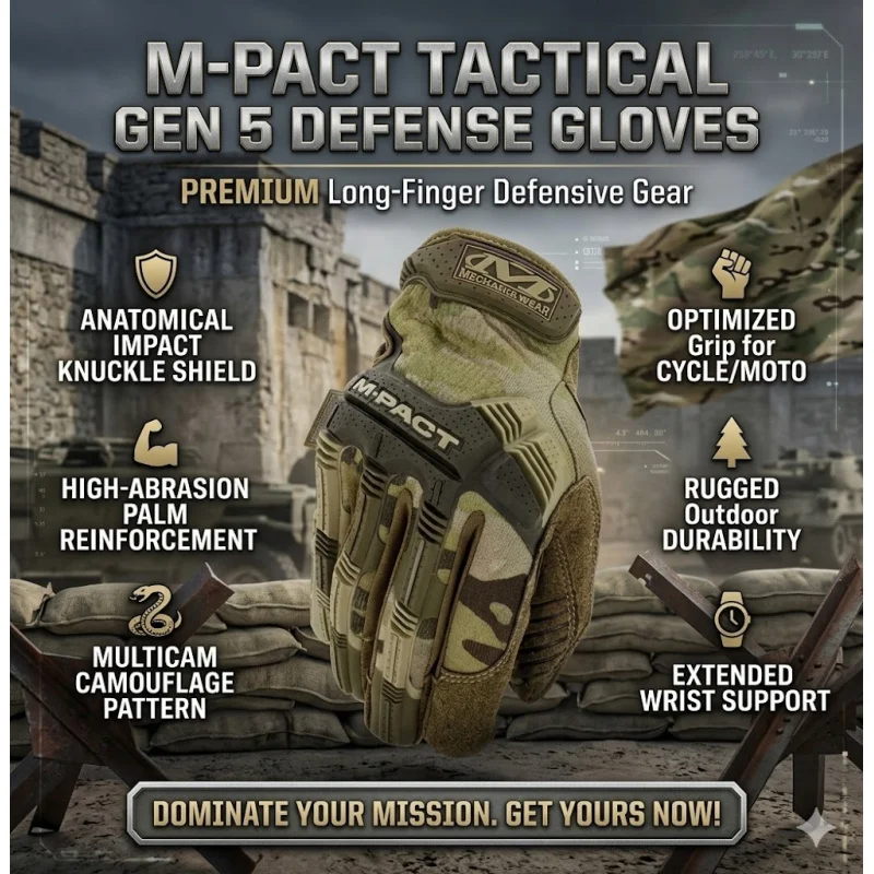 

Outdoor Full Finger Tactical Gloves Climbing Motorcycle Riding