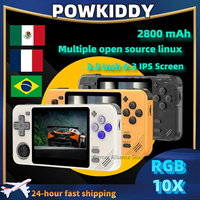 POWKIDDY RGB10X Retro Handheld Game Console Video Game Consoles ArkOS Opending linux System 3.5 Inch 4:3 IPS Screen RK3326 Gifts