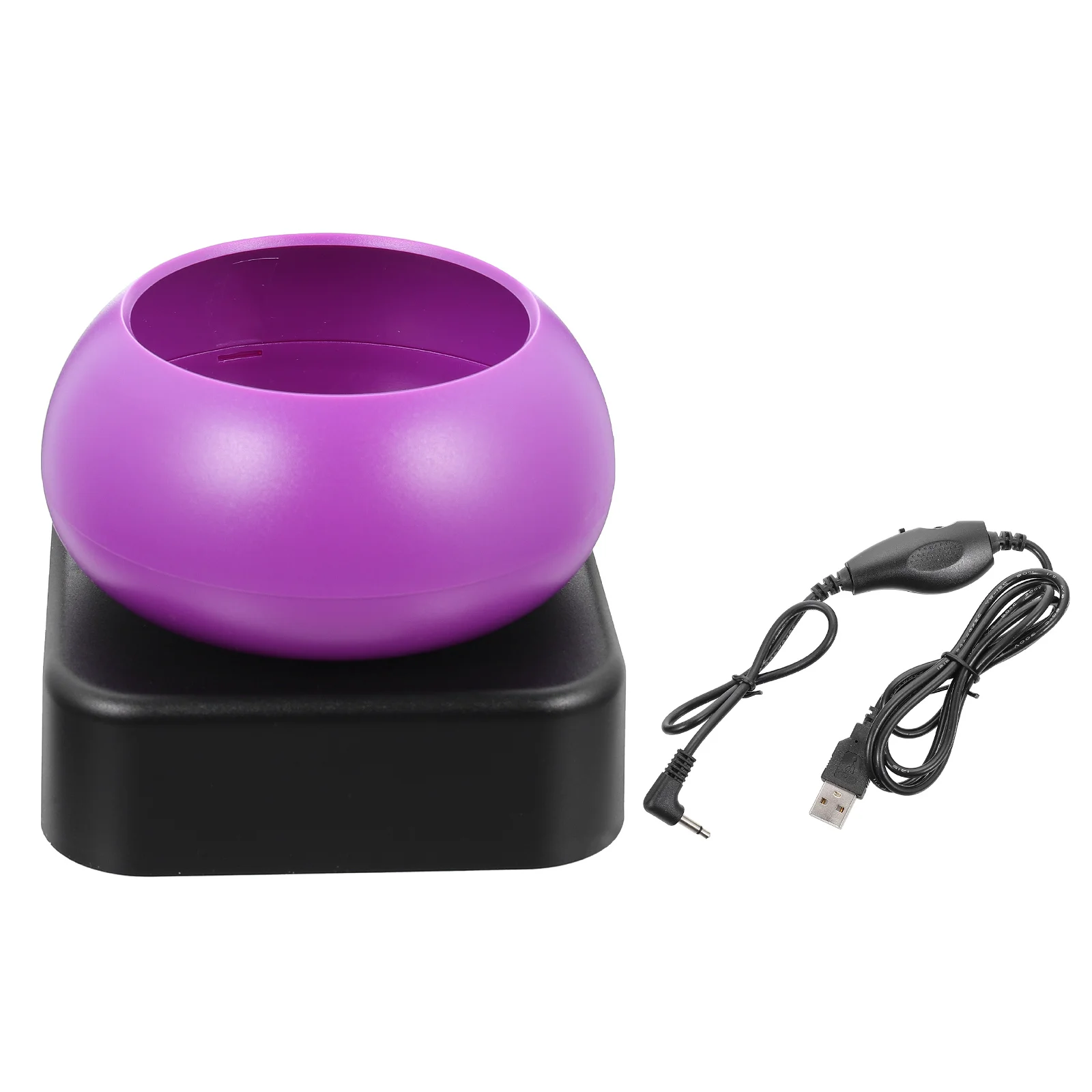 

Bead Threading DIY Spinner Automatic Electric Tool for Stringing Clay Flat Clay Beads Beads Purple Jewelry Making