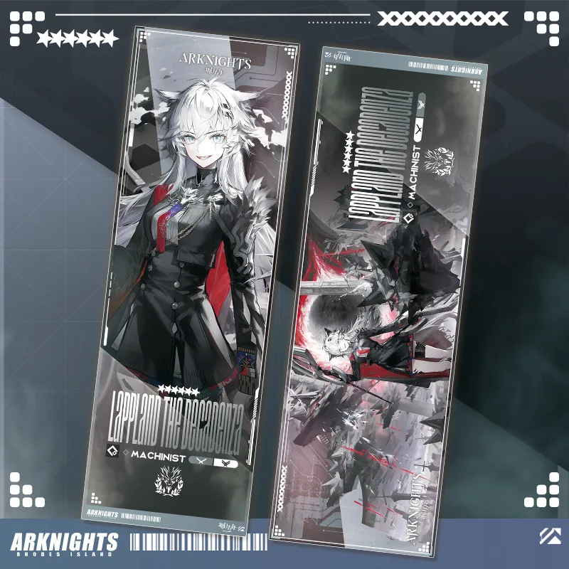 2025 Anime Arknights Laser Ticket Lappland The Decadenza Siege