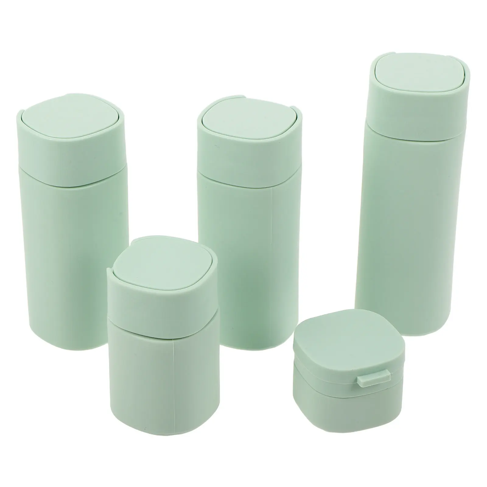 

1Set Leakproof Travel Bottles Set Compact Refillable Toiletry Containers for Shampoo Conditioner Lotion Body Wash Portable Clear