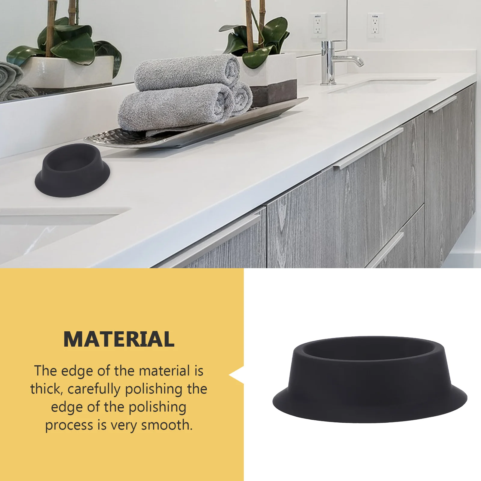 

Silicone Shaving Bowl Large Capacity Durable Safe Thick Material Smooth Polishing Practical Barber Foam Maker Shaving Cup Soap