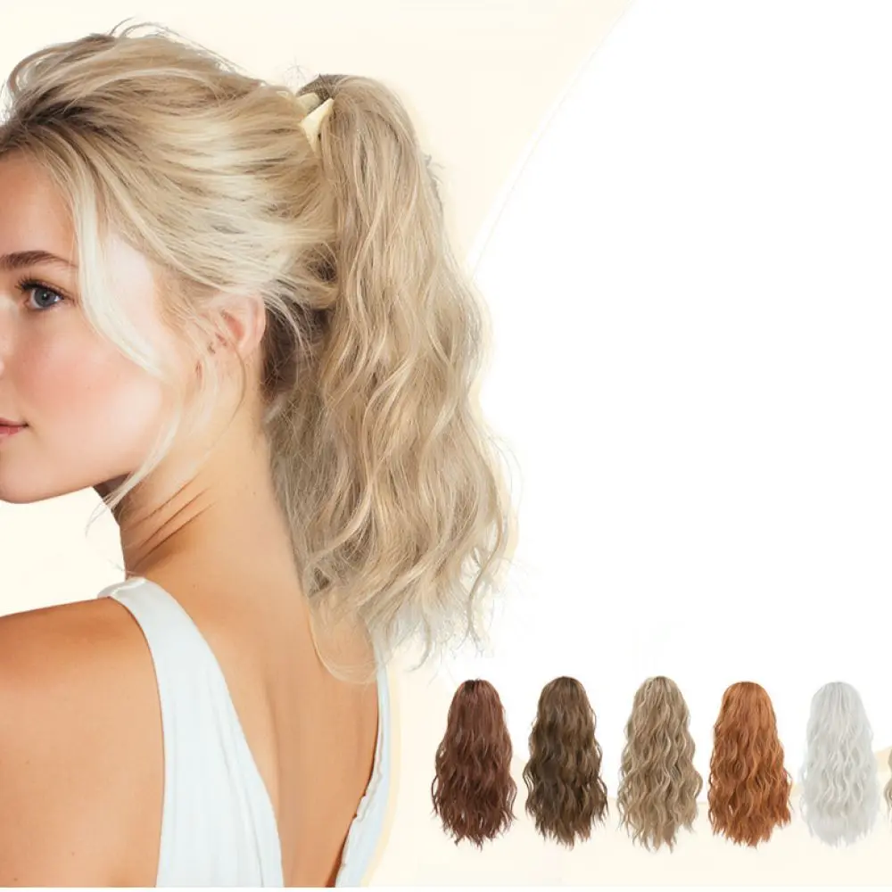 Curly Claw Ponytail Extension For Sairawigs Natural Looking Synthetic Wavy Hairpiece Soft Fluffy Long Hair Styling