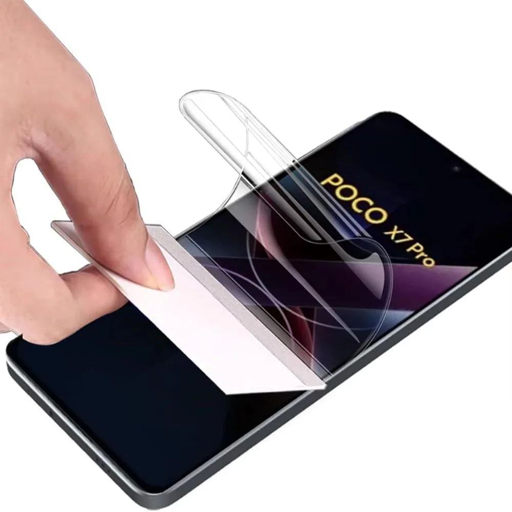 2 Stück High-Definition-Hydrogel-Folie für Mobiltelefone für Xiaomi Poco X7 Pro/X7/X6 Pro/X6/X5 Pro/X4 Pro/X3 NFC