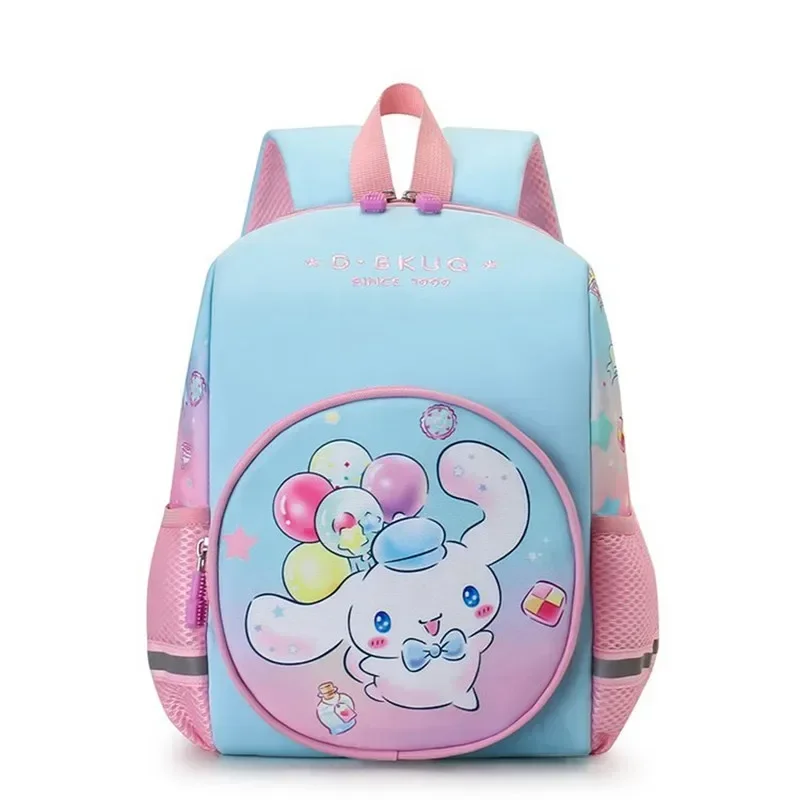 Sanrio hello kitty bolso escolar para niños kuromi jardín de infantes niños y niñas mochila lindo bolso de hombro de dibujos animados