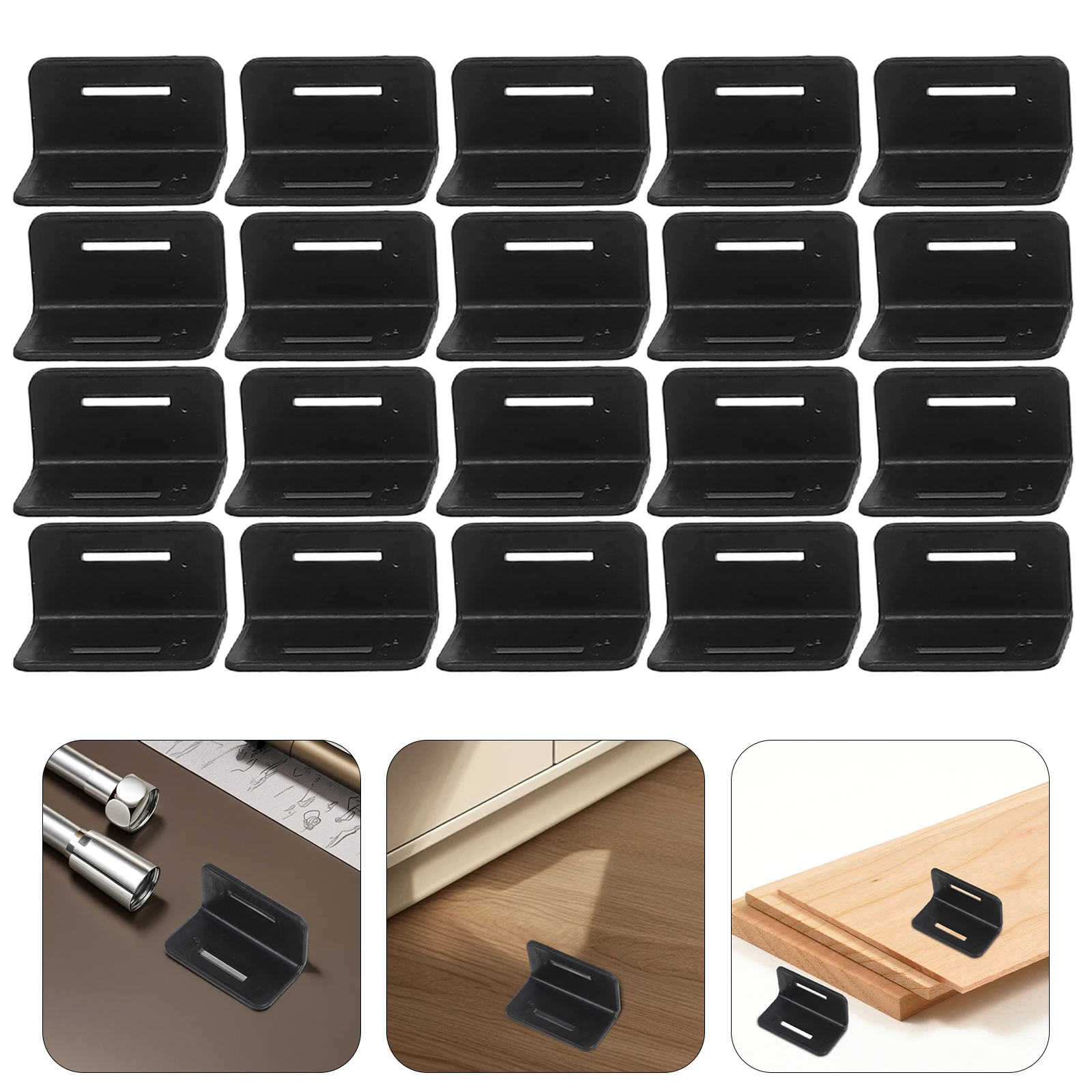 100Pcs Plastic Corner Edge Protectors L-Shaped Packaging Guard for Tie Down Straps Efficient Binding Protection for Transport