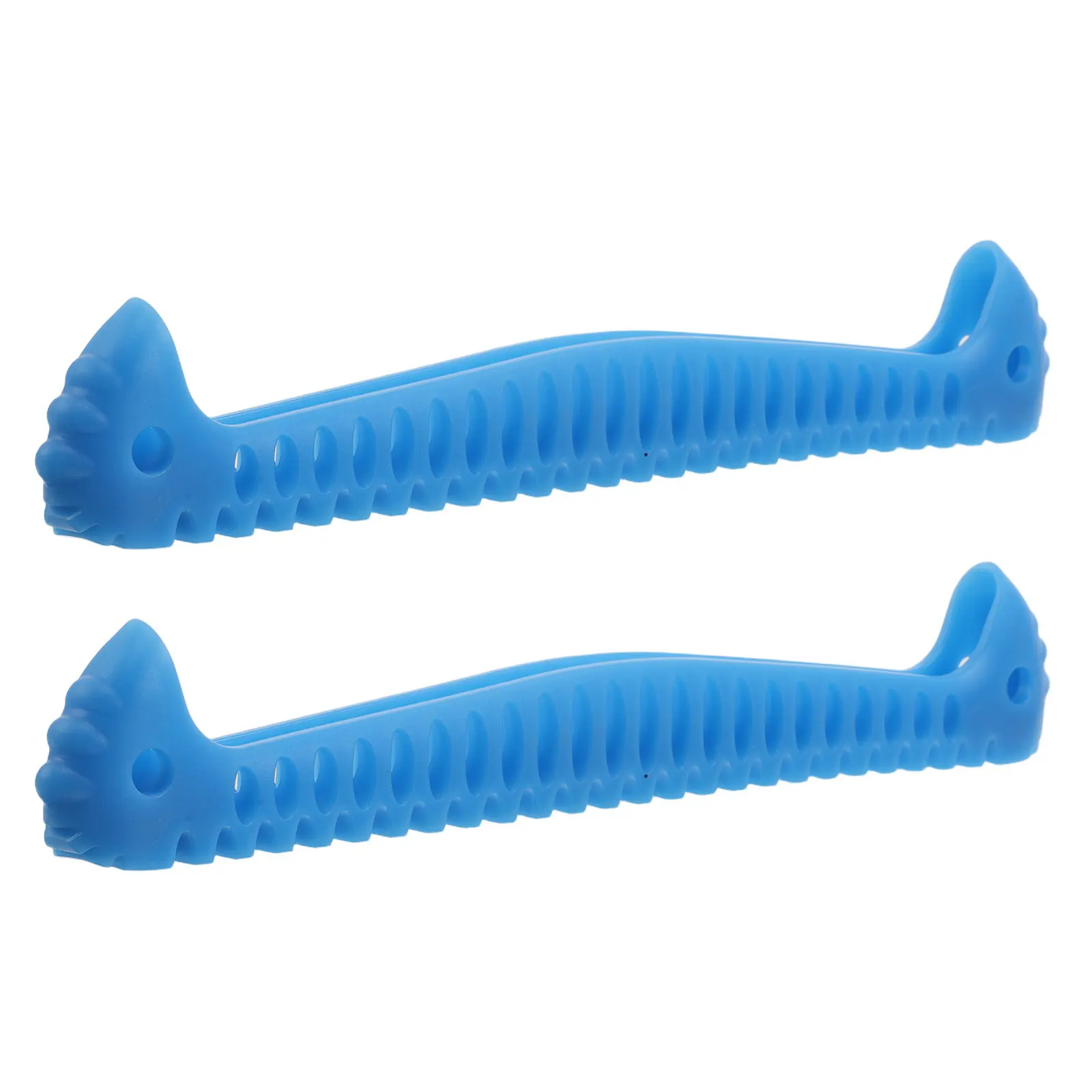 

2 шт. Защитные чехлы для лезвий коньков, эластичные, синие, 32 см, для фигурного катания и хоккея, для использования в помещении и на улице