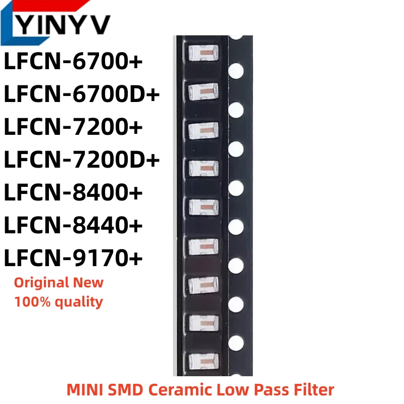 5Pcs LFCN-6700+ LFCN-6700D+ LFCN-7200+ LFCN-7200D+ LFCN-8400+ LFCN-8440+ LFCN-9170+ MINI SMD Ceramic Low Pass Filter New