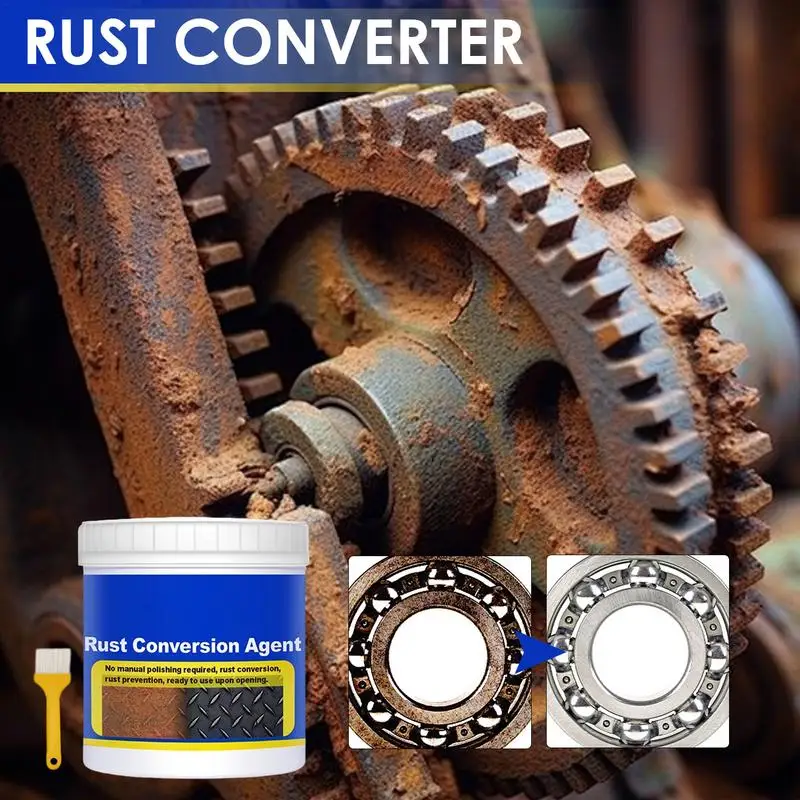 Rust Dissolver For Metal 12.3 Oz Rust Inhibitor For Metal Professional Water-Based Convert Rust Into A Ready To Paint Surface