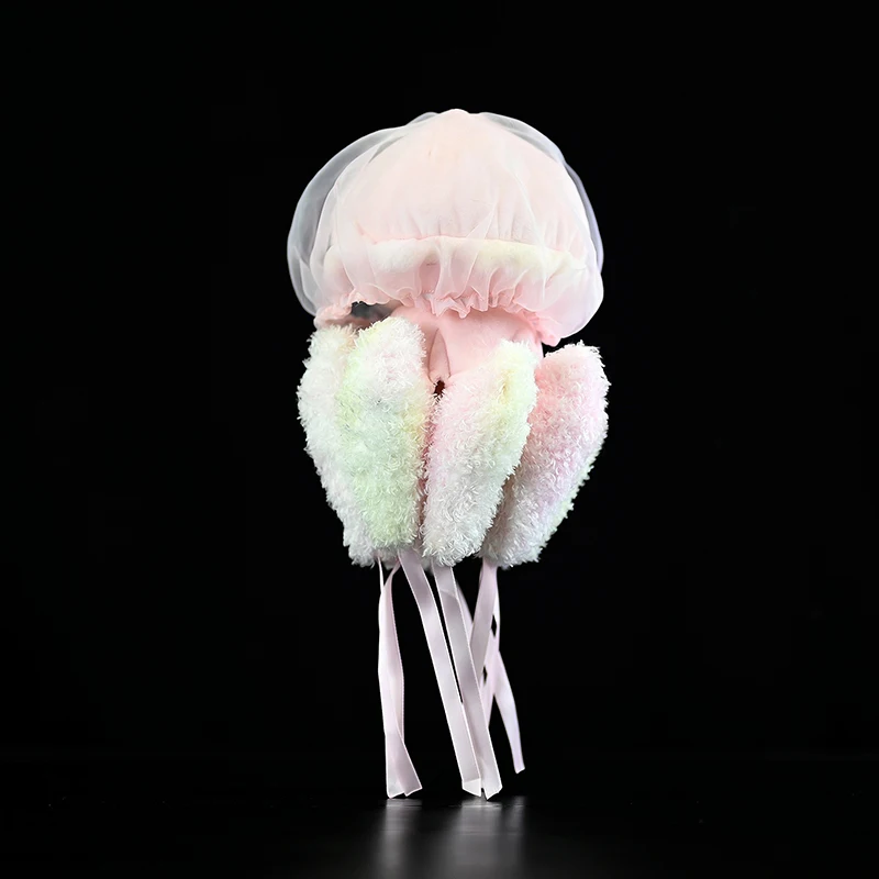 Carino Acromito Flagellatus Peluche Jelly Fish Realistico Morbido Simulazione Medusozoa Bambola di Pezza Animali Realistici Modello Regalo
