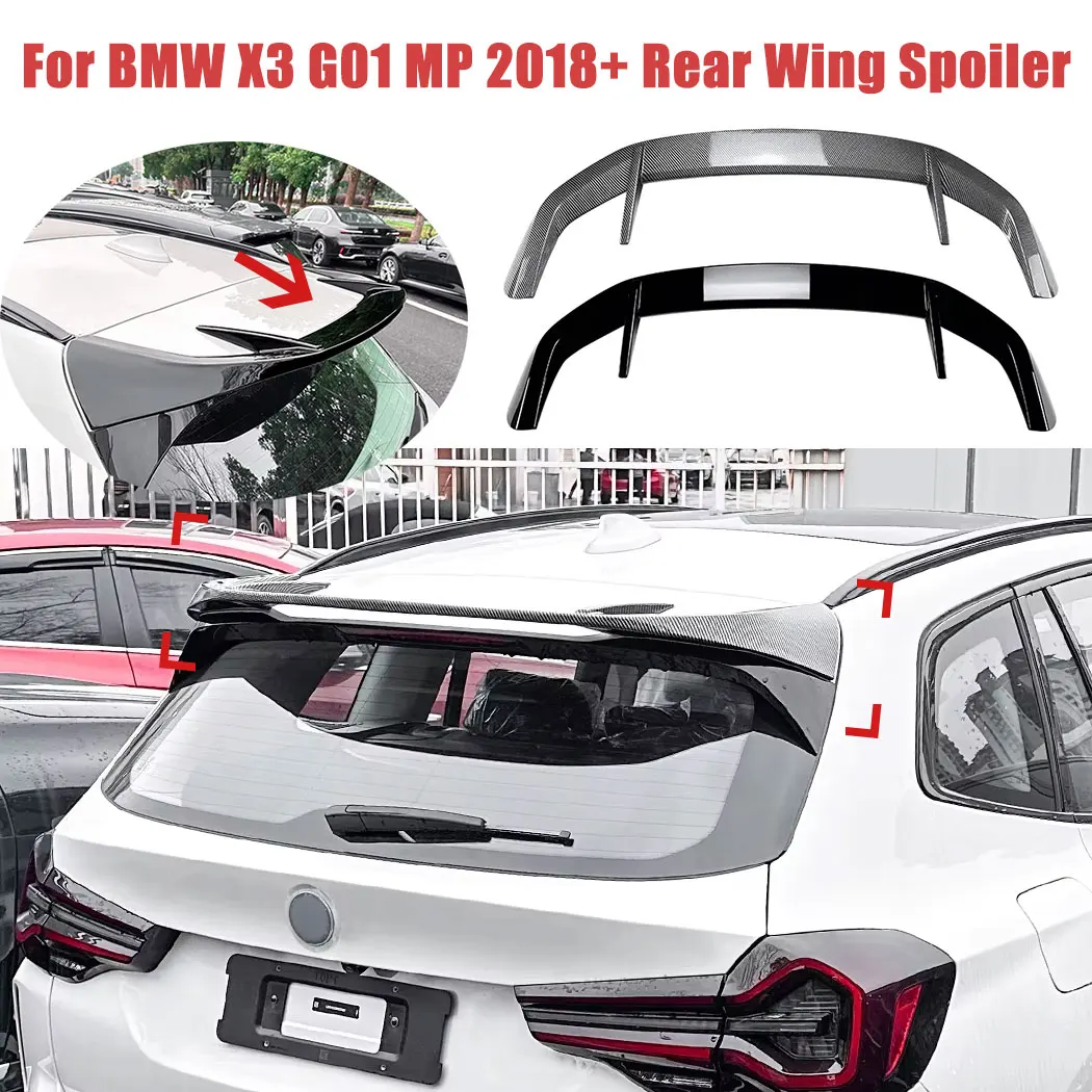 

Для BMW X3 G01 MP 2018 + крыша багажника спойлер крыла заднего верхнего крыла фиксированное ветровое крыло Корпус Комплект наружная защита отделка Аксессуары