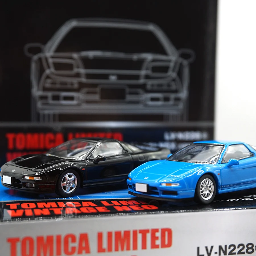 Tomytec tlv 1:64  n226c/n228c Honda nsx 90/97 style Die-cast alloy car model collection display gifts