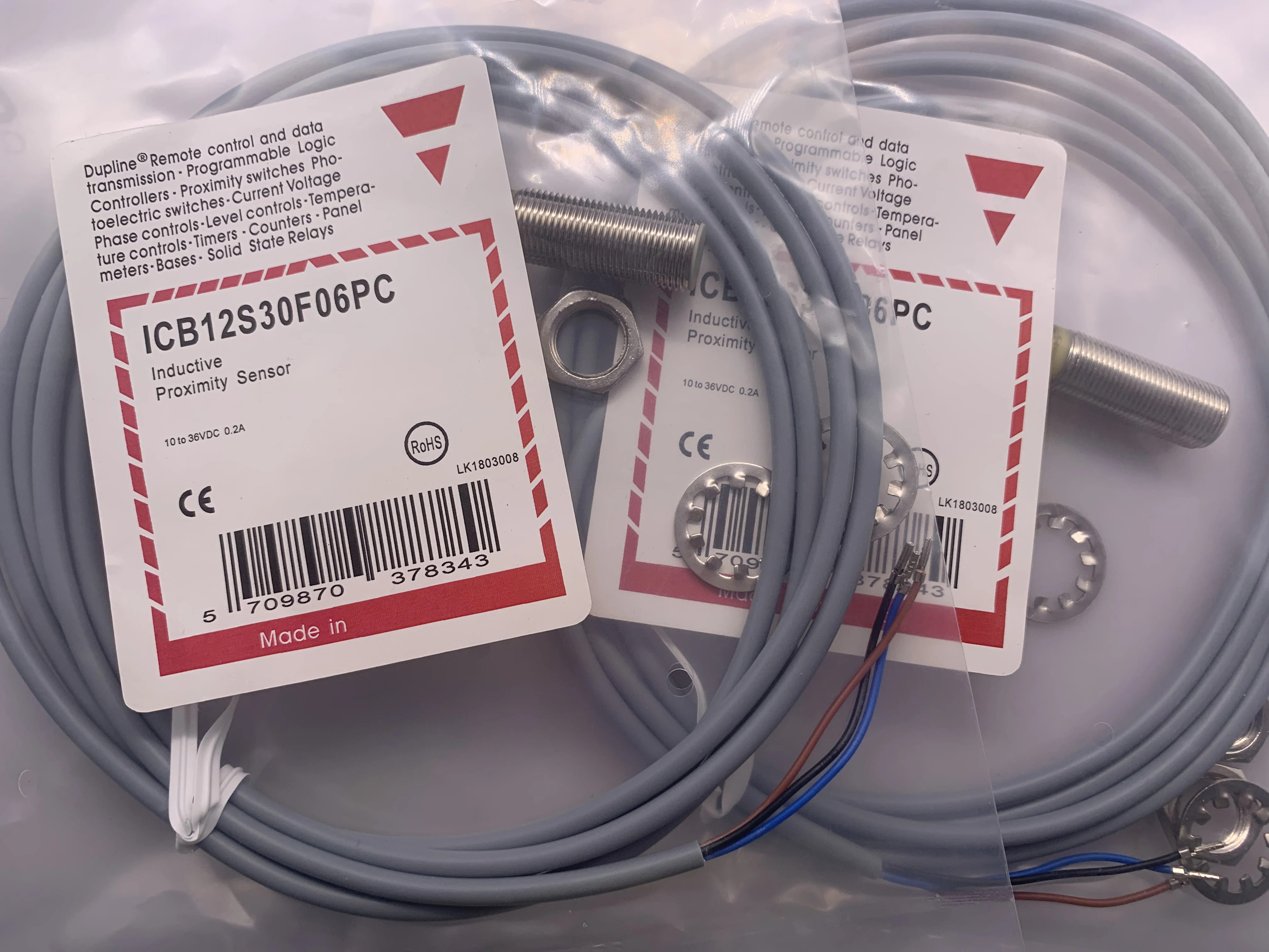 New Proximity Switch Sensor in Stock ICB12S30F06NOM1 ICB12S30F06NCM1 One-year Warranty High Quality Seller