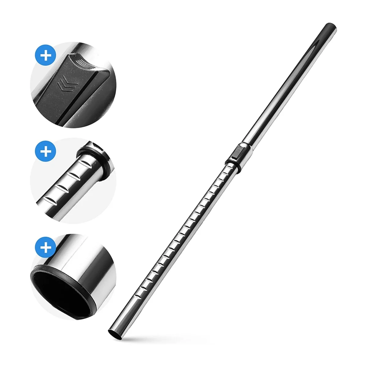 Tubo telescópico de tubo de aspiradora, tubo universal de conexión de 32 mm, adecuado para la mayoría de los modelos, tubo de aspiradora