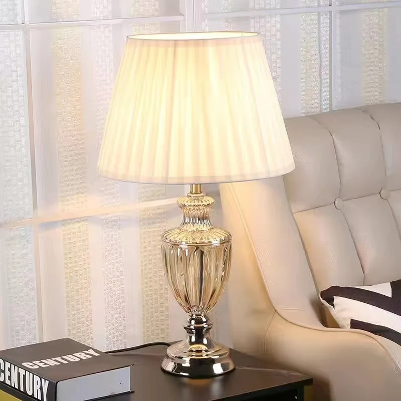 

Crystal Desk Lamp Crystal Table Light Luxury Bedside Desk Light Bedroom Table Lamp Bedroom Livingroom Bedside Hotelroom