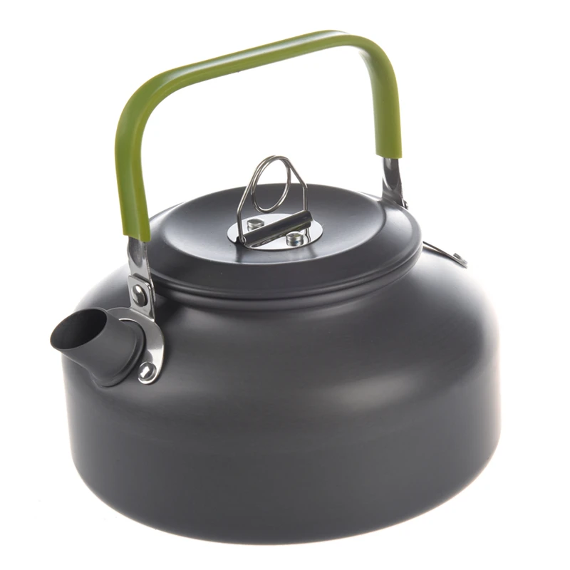 Hot! 0.8L Portable Ultra-light Outdoor Hiking Camping Survival Water Kettle Teapot Coffee Pot Anodised Aluminum