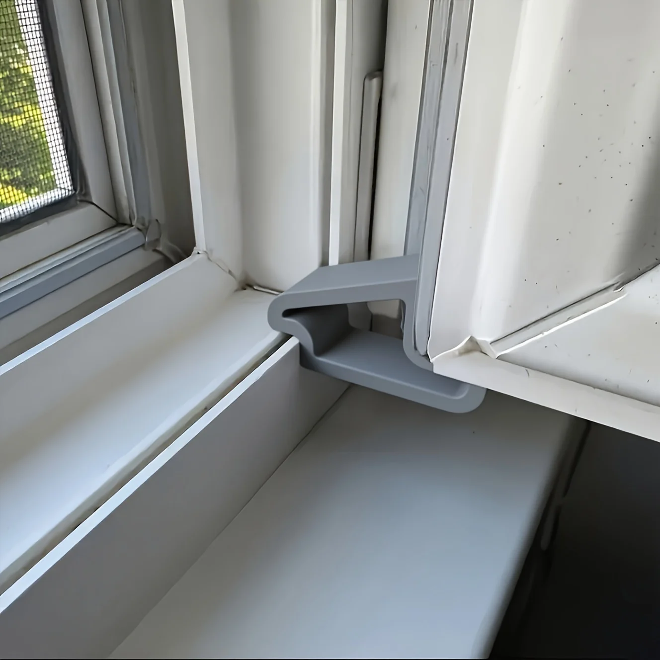 1/2/3pcs Window Stopper-Durable Plastic Door Stopper with Easy-Install Design, Prevents Sliding Down,Secure Hold for Home&Office image 5