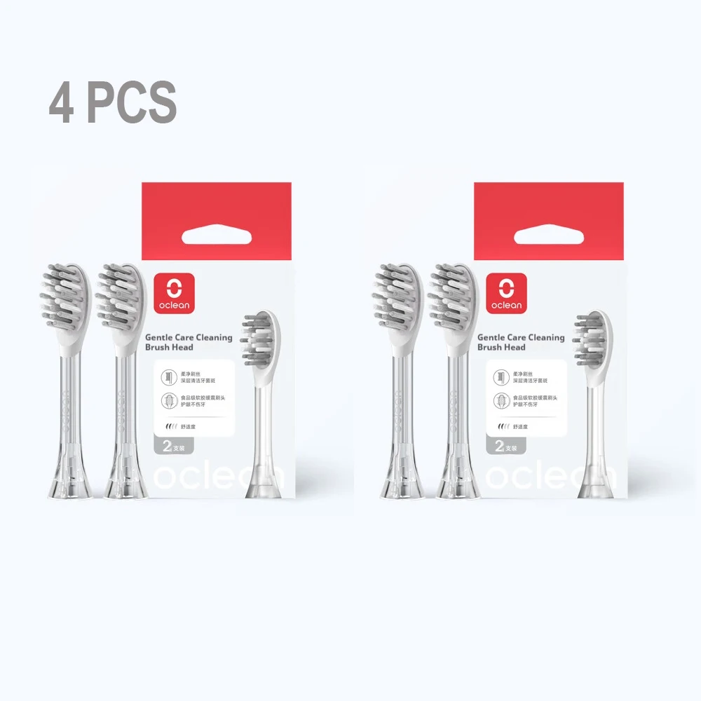 4/6 Stück Original-Ersatzbürstenköpfe für Oclean Flow/X PRO Elite/X Pro/F1/Z1/One/Air2 Sonic Elektrische Zahnbürstenaufsätze