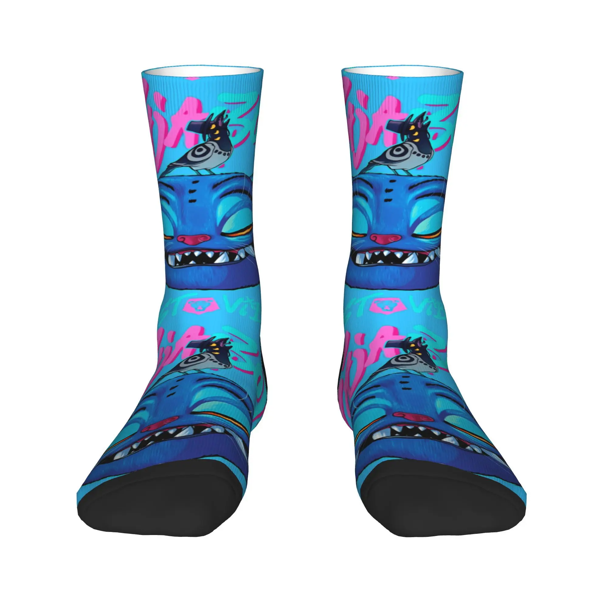 Kpop شيطان الصيادين ساجا بنين ديربي الطيور جاست فيبين الجوارب جوارب خمر الرجال لينة تشغيل الجوارب الخريف تصميم المضادة للانزلاق الجوارب #2