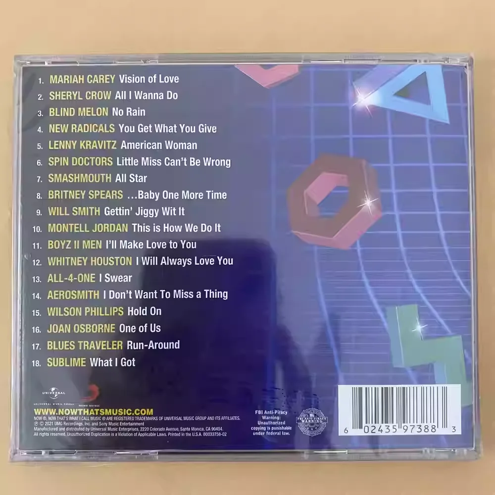 CD Clássico de Pop, Rock e Dance Pop, Álbum de Vários Artistas (V A), Música CD Now That's What I Call A Decade, Gravação Musical dos Anos 90