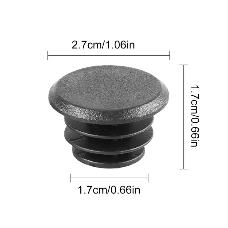 6pcs Lightweight Bicycle Handlebar End Plugs Eco-friendly Material Handlebar Caps for Road  Bikes Outdoor Cycling