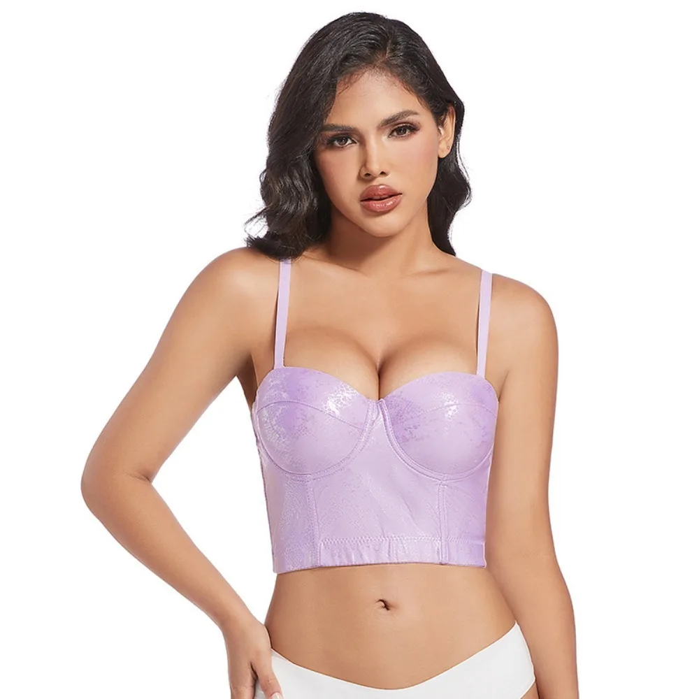 Bra Y2k Tops Underwear Camis Tank Top Women Clothing Tees Streetwear Sexy Party Fashion Clothes Club Stage Corset Hotsweet
