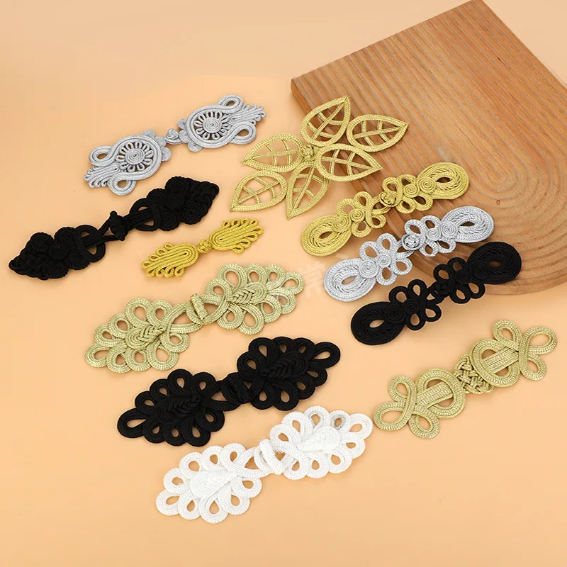 1 Pcs Chinese Frog Closure Buttons Knot Handcraft DIY Accessories Handmade Curtain Button Sewing Accessories