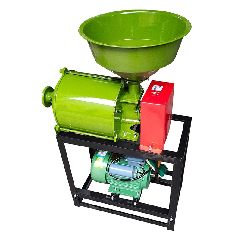 Household Small Multifunctional flour mill wheat corn flour grinder pea wheat bran separation crusher machine