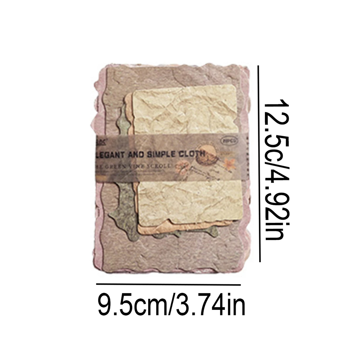 28pcs/pack Vintage Textured Decorative Paper, Creative Embossed Craft Design Paper, For Scrapbooking And Journal Decoration