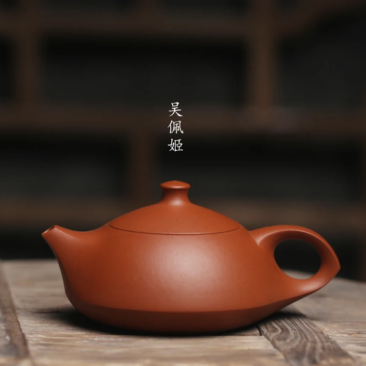 |Wu Peiji hand-held teapot Chaozhou XieHua gaotu Yixing purple sand teapot raw ore Shouzhi teapot