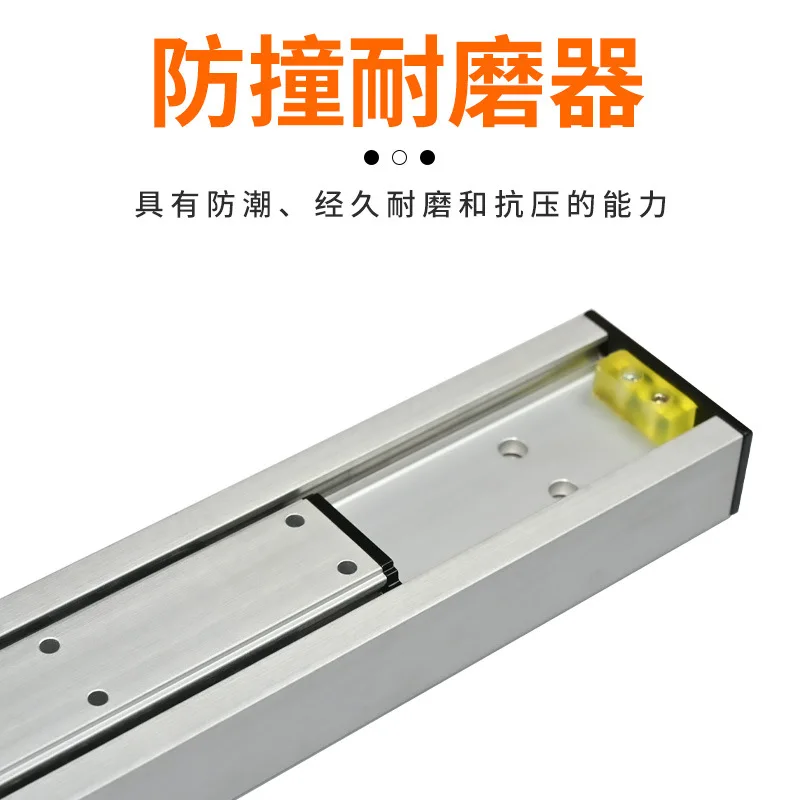 90 wide factory direct sales super heavy duty slide aluminum alloy three section track side mounted industrial telescopic system