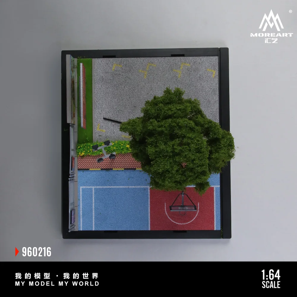 * Pré-encomenda * Mais Arte 1:64 a Cena de Rua Modelo 16, Diorama de Estacionamento de Iluminação Para Exibição, Coleção e Presente