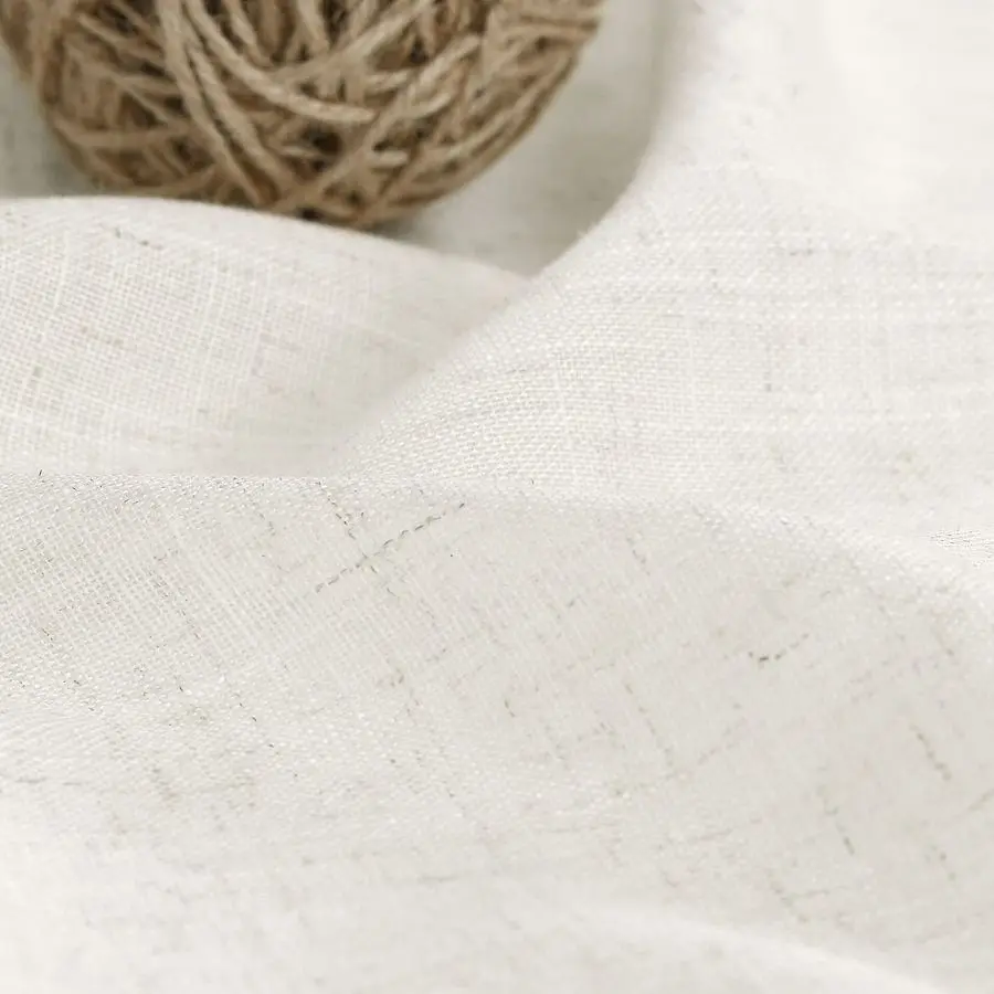 Linen Curtains 102 inches Long 2 Panels Set for Living Room Extra Long Back Tab Curtains Neutral Farmhouse Light Filtering Semi view 5