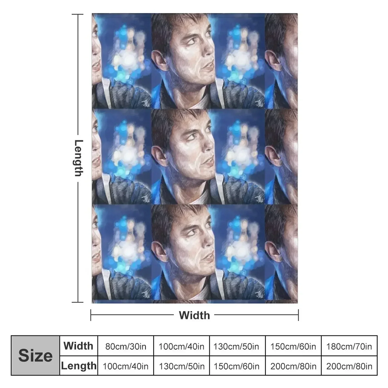 Jack Harkness Throw Blanket Luxury Thicken Plush manga Blankets