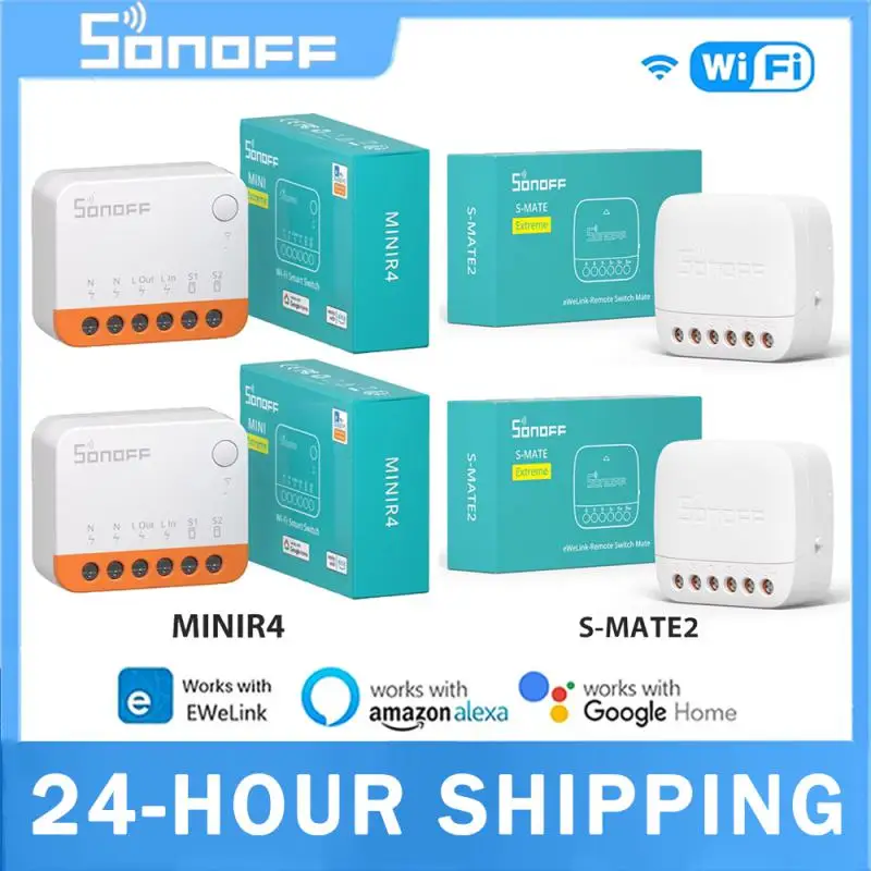 SONOFF Extreme Switch Mate S-MATE2/MINIR4 EWeLink-Remote Control Via Smart Switch For Smart Home Via Alexa Google Home IFTTT