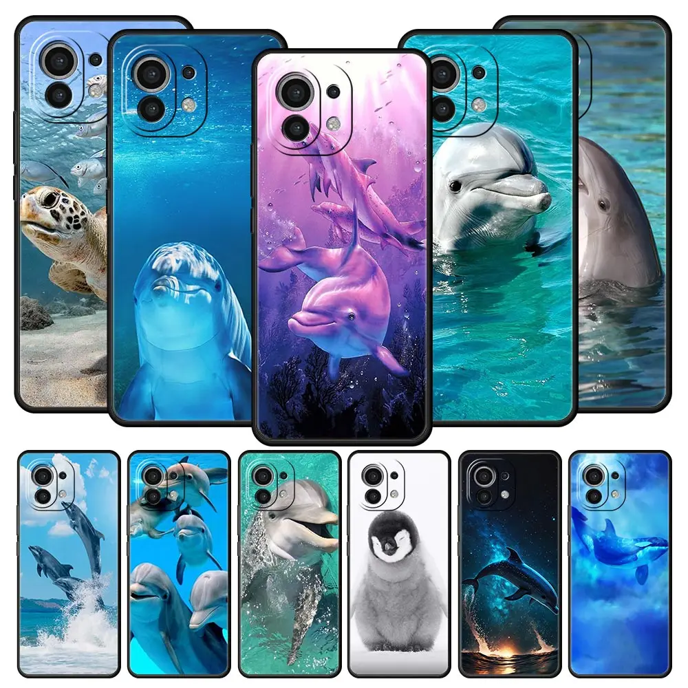 

Ocean Animal Dolphin Phone Case For Xiaomi Mi 17 15 14T 15T 13T 14 13 12 11T Poco X7 X6 Pro X5 X4 X3 NFC F3 12T Cover﻿﻿﻿﻿﻿﻿﻿﻿﻿﻿