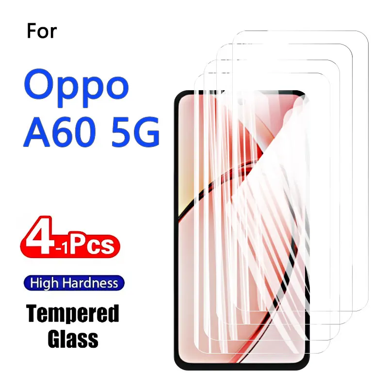 

1-4 шт. защитные пленки для экрана A60 5G, защитное стекло из закаленного стекла, кристалл, алюминиевый чехол с защитой от царапин, удобный 6,67 дюйма, отпечаток пальца