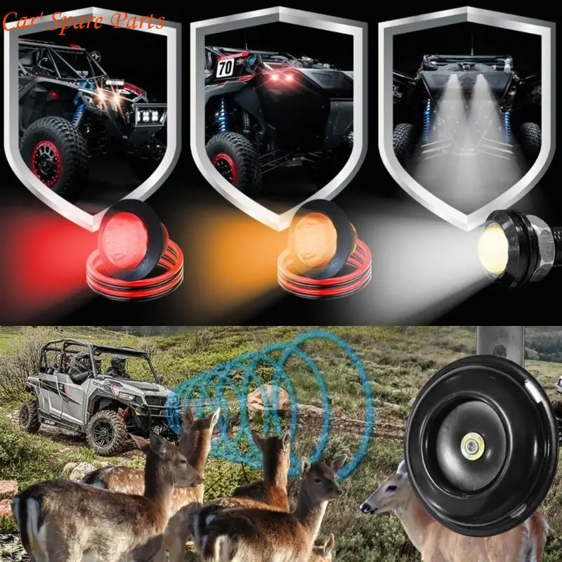 

Y4UA Reliable ATV UTV Turn Kits Waterproof & Corrosion Resistant Plug & Plays Turn Kits Quikc Fixing Durable