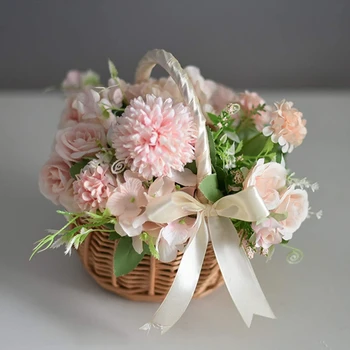 Handwoven Flower Girl Basket 5