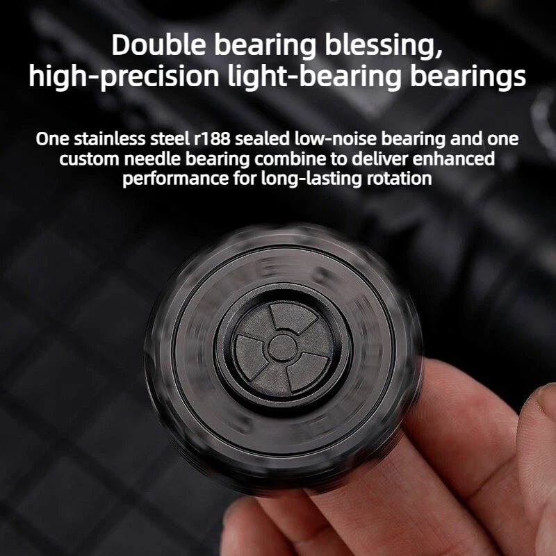 SJYEDC الجزء المغناطيسي الفرس الفولاذ المقاوم للصدأ الميكانيكية الدورية جيروسكوب ببصمة الإصبع لعبة تخفيف التوتر المركبة