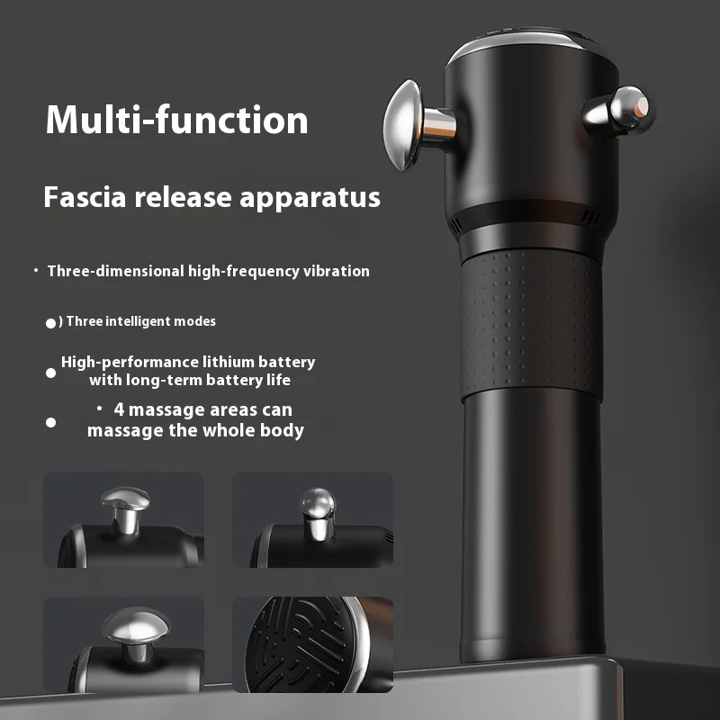 

Вибрационный электрический профессиональный фасциальный пистолет, интеллектуальный массажер с переменной скоростью для глубокой релаксации и освобождения мышц