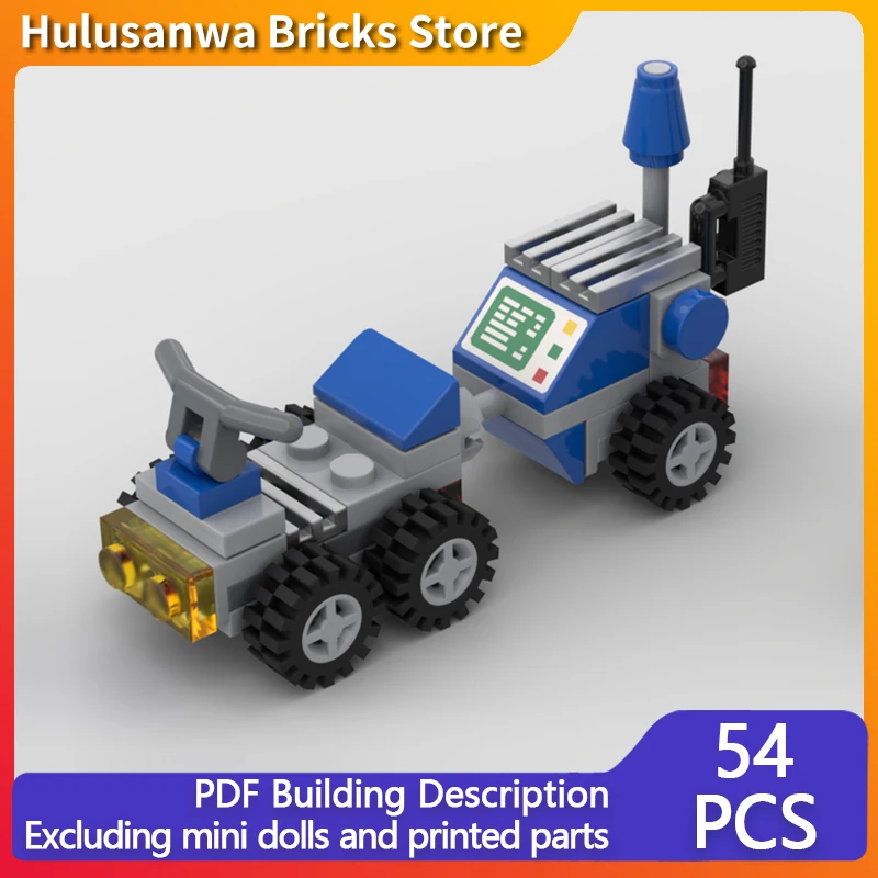 

Mini Four-Wheeled Vehicle Model MOC Building Bricks War Equipment Modular Technology Gifts Holiday Assemble Children Toys Suit