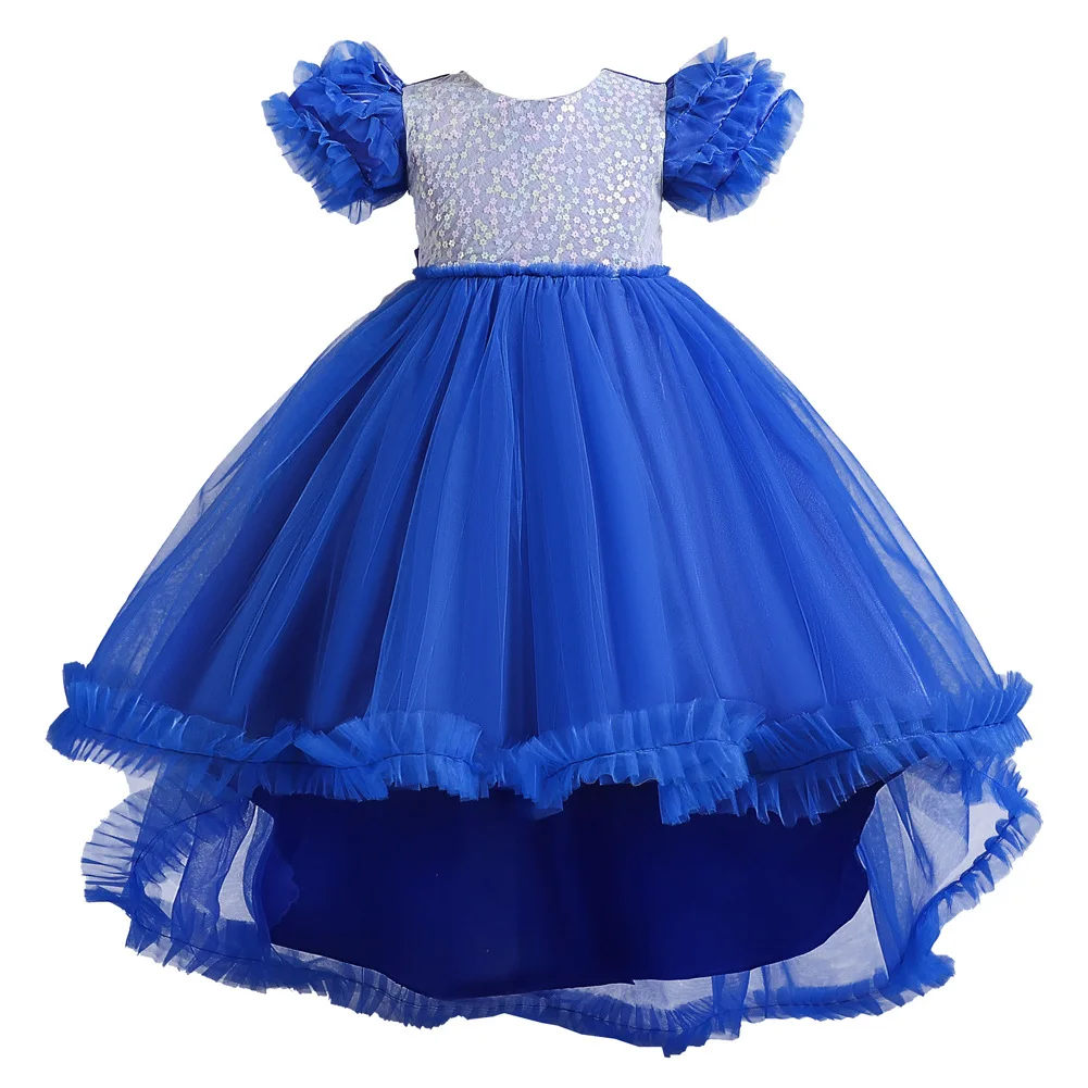 New High-grade Embroidery Girls Dresses For Christmas Party Princess Dresses,Sleeveless Wedding Dress Fpr Girls Clothes