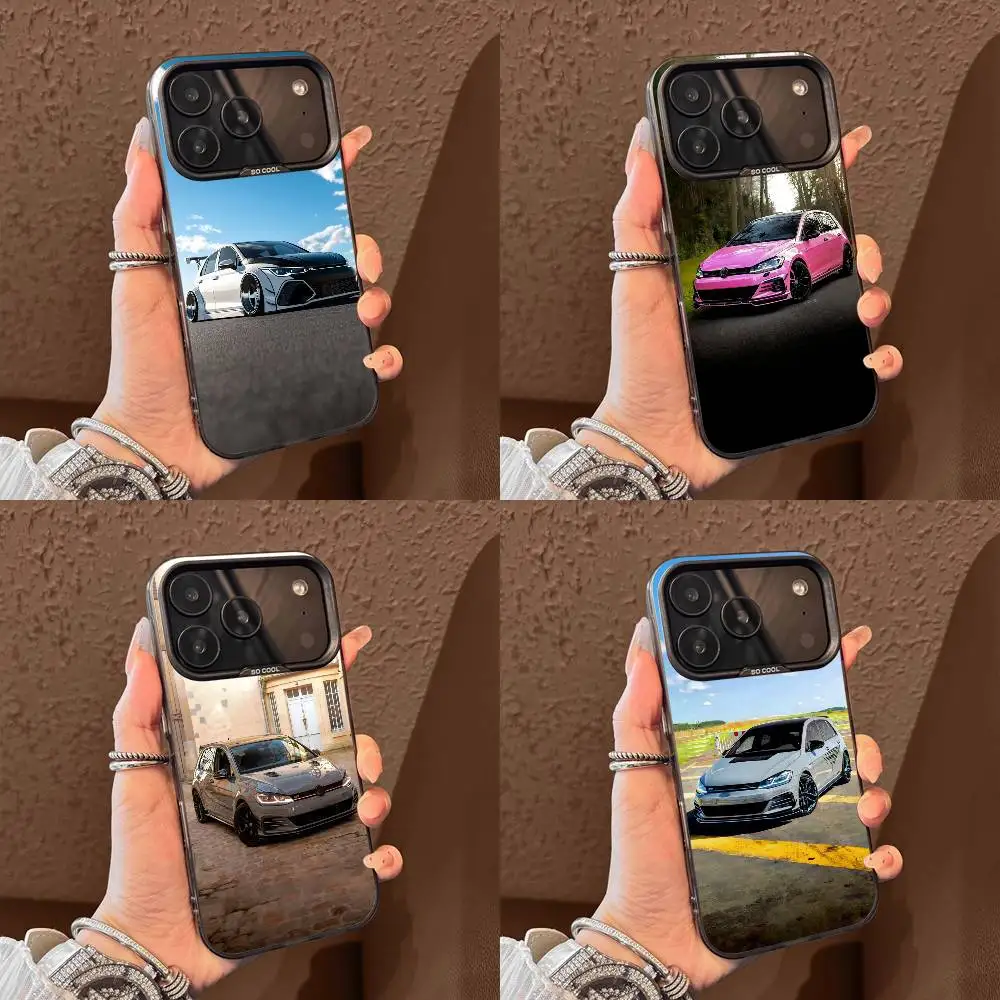 

G-Golf Car G-GTI Phone Case For iPhone 17,16,15,14,13,12,11,Pro,Max,Plus,E,Air,Mini Black Tpu Cover