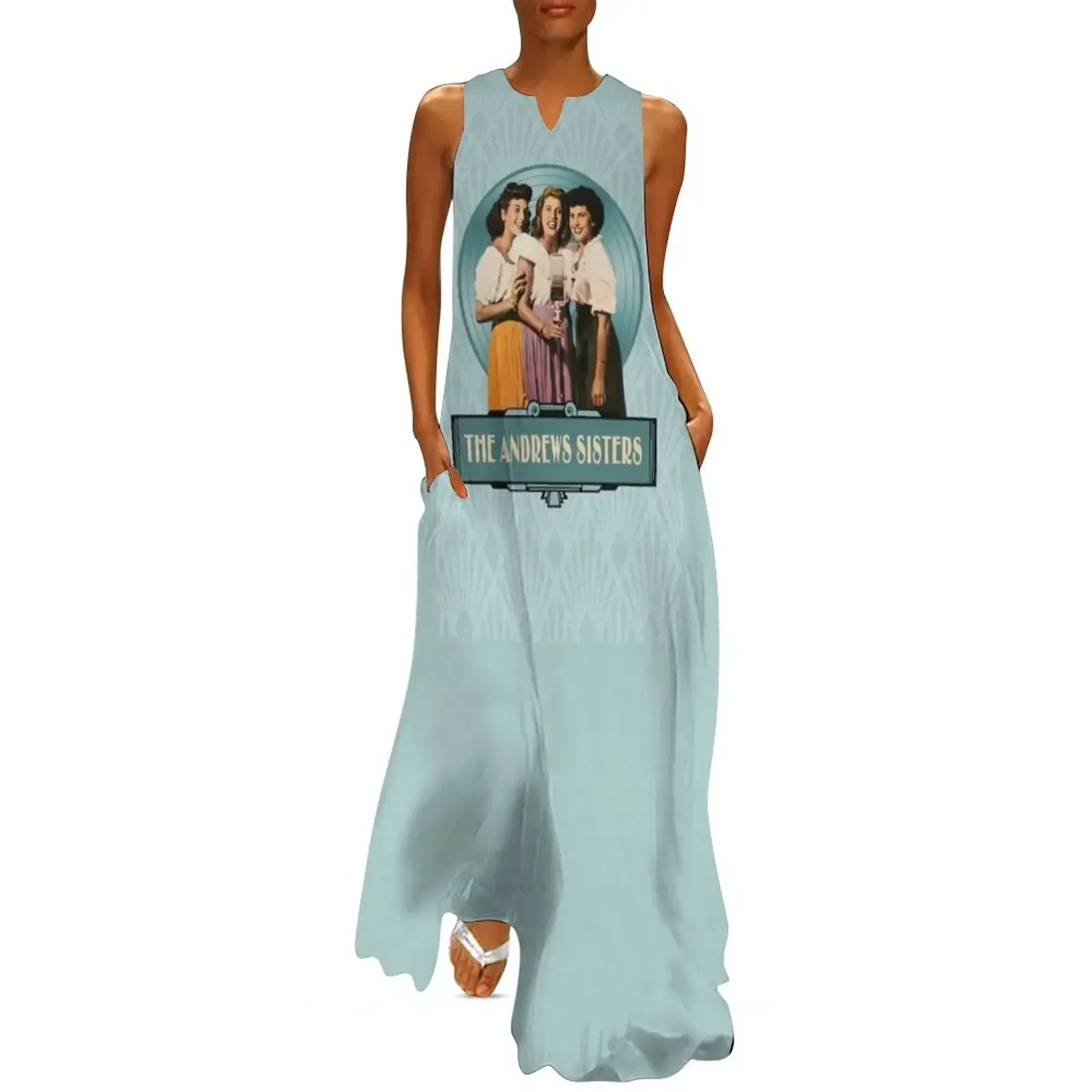 

The Andrews Sisters - The Good Old Days Long Dress Women's summer skirt Dress