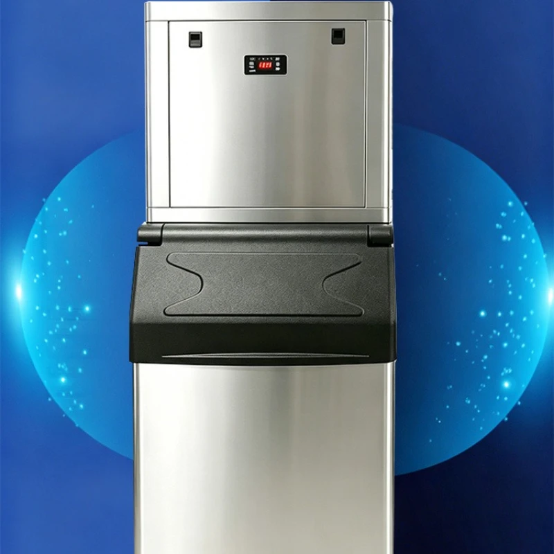 Fully Automatic Ice Maker Large-sized Stainless Steel Snowflake Ice Maker Particles Commercial Furniture Eismaschine ZYZBJ60