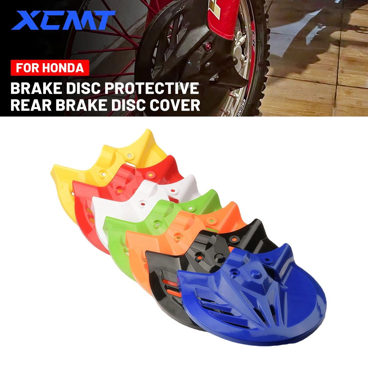 

Brake Disc Protective Cover Protective Plate Brake Protection For Honda CRF250R CRF250RX CRF450R CRF250RX CRF450RX For KayoT4 T6