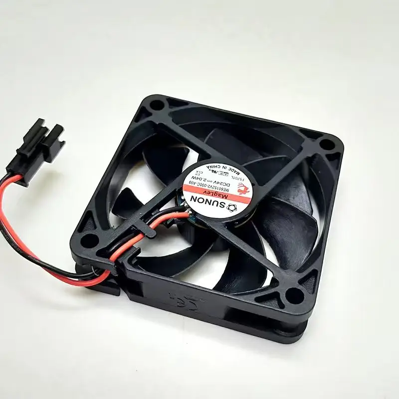 For Sunon ME60152V2-000C-A99 6015 DC 24V 2.04W Magnetic Suspension Mute Fan 6cm Ultra Thin Fan 5400RPM